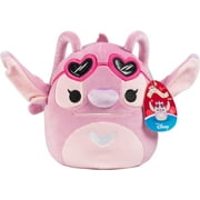 Squishmallows Disney 8" Angel 2024 Plush w Hearts - Officially Licensed Kellytoy - Collectible Soft & Squishy Pink Stitch Stuffed Animal Toy - Add to Your Squad - Gift for Kids