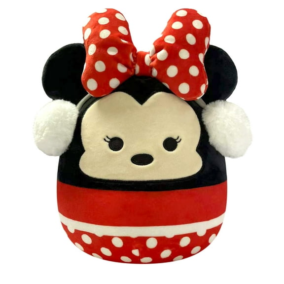 Squishmallows Disney 8 inch Holiday Red and White Minnie Mouse Plush Child's Ultra Soft Plush