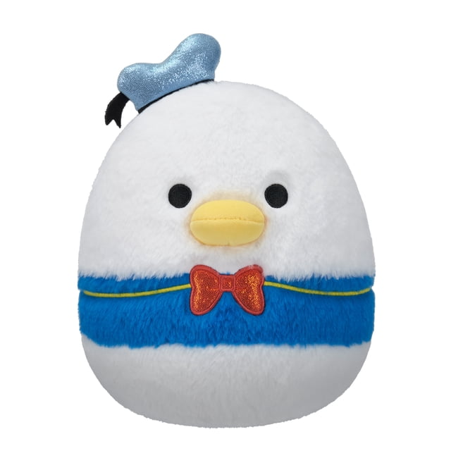 Squishmallows Disney FuzzAMallow Official 8 inch Donald Duck - Child's Ultra Soft Stuffed Plush Toy