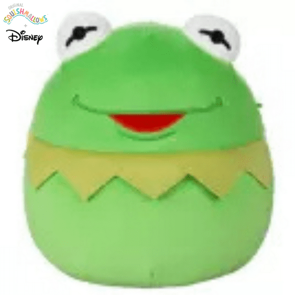 Squishmallows Disney Kermit Muppets Plush Toys, 10 in, 1 Pack