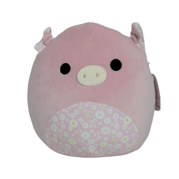 Squishmallows Official Kellytoys Plush 12 Inch Peter the Pink Pig Floral Belly Easter Edition Ultimate Soft Plush Stuffed Toy