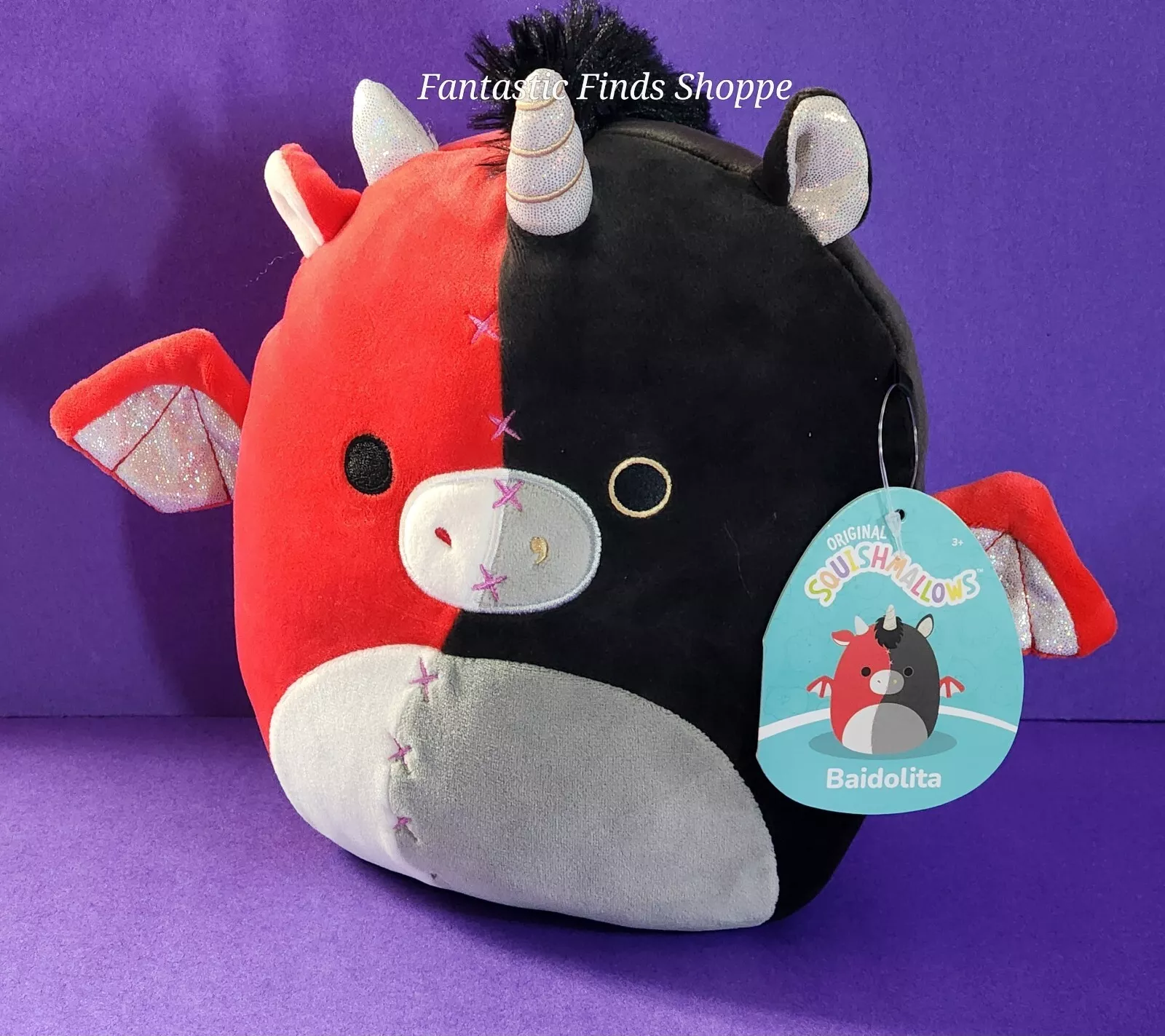 Squishmallows Epic Collection Baidolita the Unicorn Dragon Hybrid