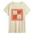 thumbnail image 1 of Squishmallows - Fast Food Grid  - Women's Short Sleeve Graphic T-Shirt, 1 of 4