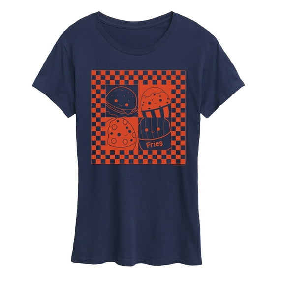 Squishmallows - Fast Food Grid - Women's Short Sleeve Graphic T-Shirt