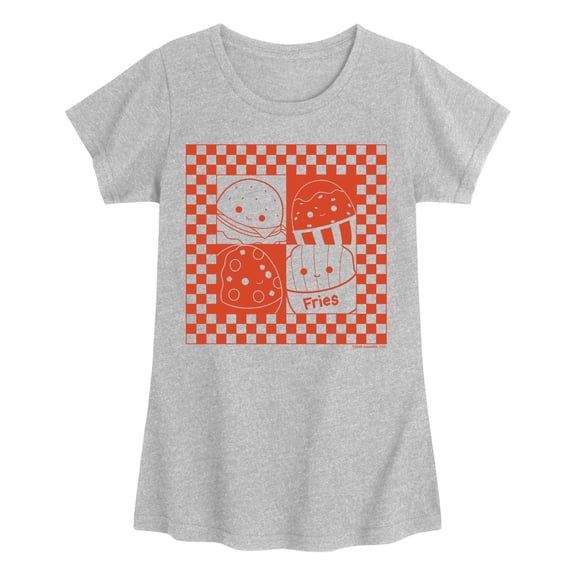 Squishmallows - Fast Food - Youth Girls Short Sleeve T-Shirt