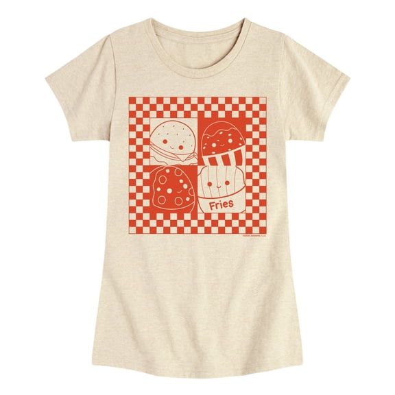 Squishmallows - Fast Food - Youth Girls Short Sleeve T-Shirt