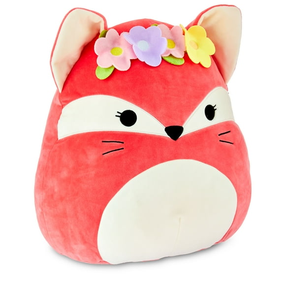 Squishmallows Original 16 inch Fifi the Fox with Flower Crown - Child's Ultra Soft Plush Toy