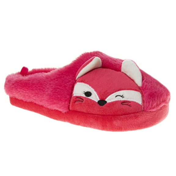 Squishmallows Fifi The Fox Women'S House Slippers, Plushy And ComfyHot Pink Cream, Size: 5-6