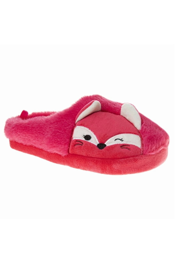 Fifi The Fox Women'S House Slippers, Plushy And ComfyHot Pink Cream, Size: 5-6