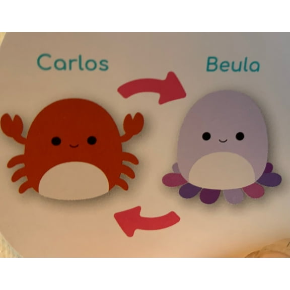 Squishmallows Flip-A-Mallows Carlos - Beula 5 inches