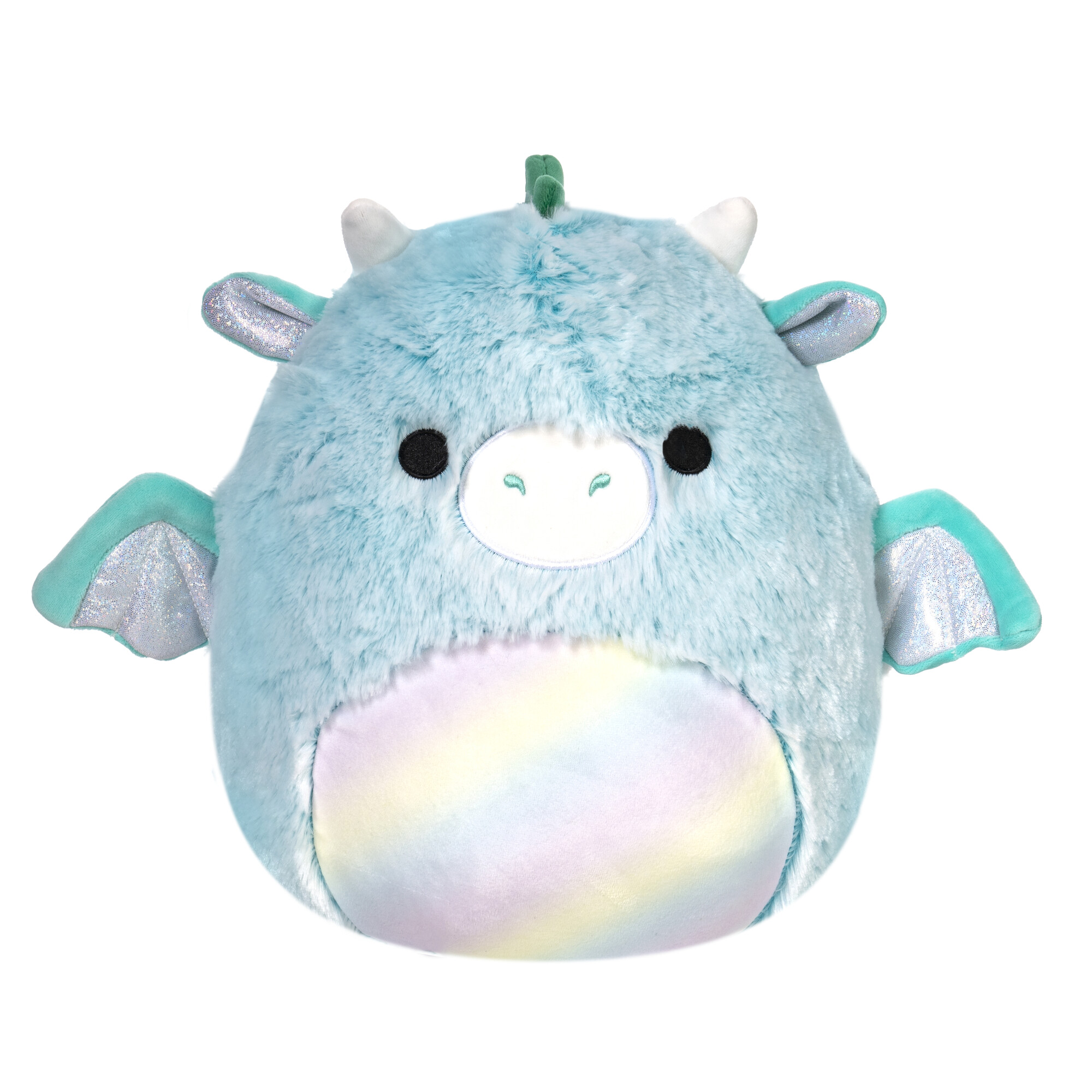 Squishmallows Fuzz A Mallows 16 Inch Lorelai The Fuzzy Teal Dragon 