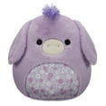 thumbnail image 1 of Squishmallows FuzzAMallow 12” Delzi the Purple Donkey - Ultra Soft Easter Plush Gift, 1 of 7