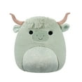 thumbnail image 1 of Squishmallows FuzzAMallow 12” Iver the Mint Highland Cow - Ultra Soft Easter Plush Toy, 1 of 7