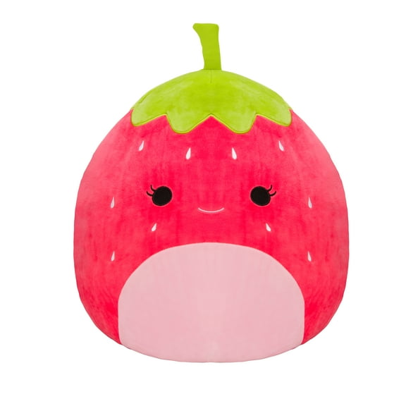 Squishmallows FuzzAMallow Official 12 inch Scarlet the Red Strawberry - Child's Ultra Soft Stuffed Plush Toy