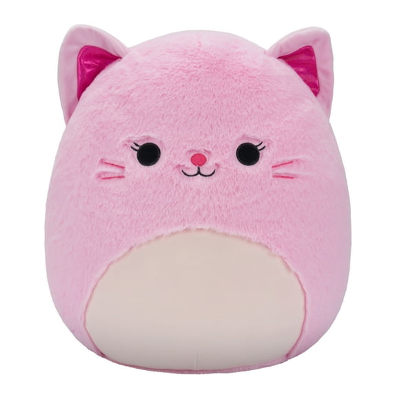 Squishmallows FuzzAMallow Official 16 inch Celenia the Pink Cat - Child's Ultra Soft Plush Toy