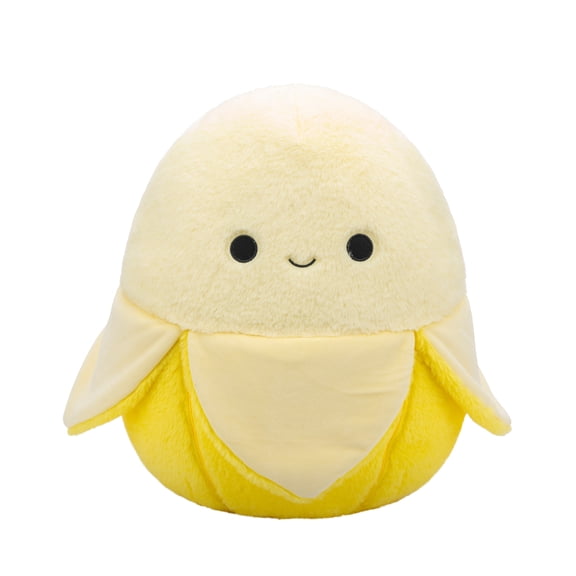 Squishmallows FuzzAMallow Official 5 inch Junie the Yellow Banana - Child's Ultra Soft Plush Toy