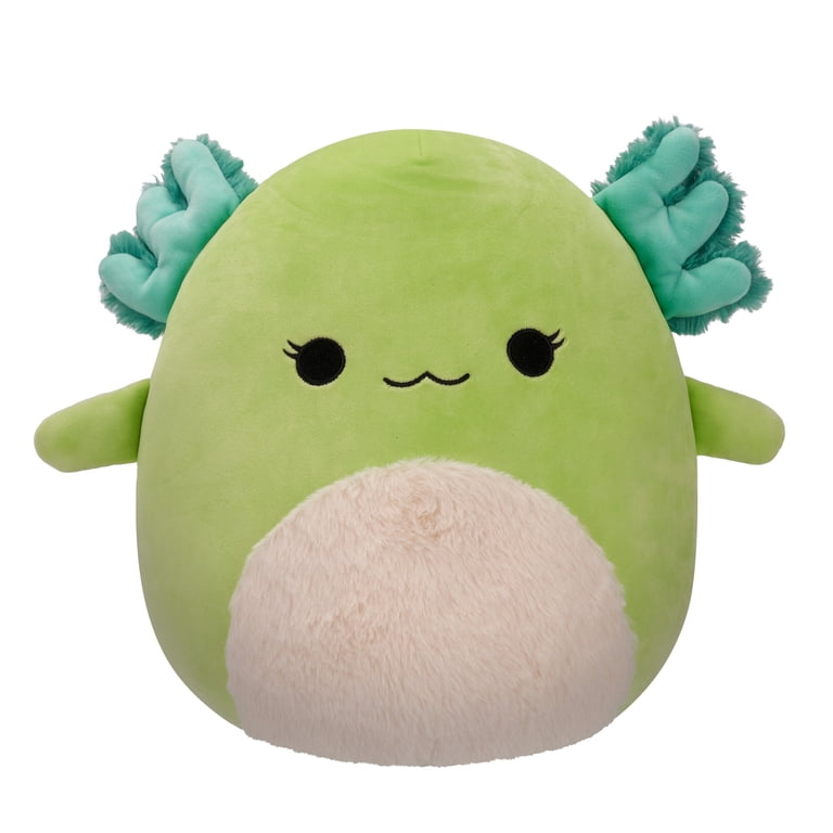 Squishmallows FuzzAMallow Official 5 inch Mipsy The Green Axolotl