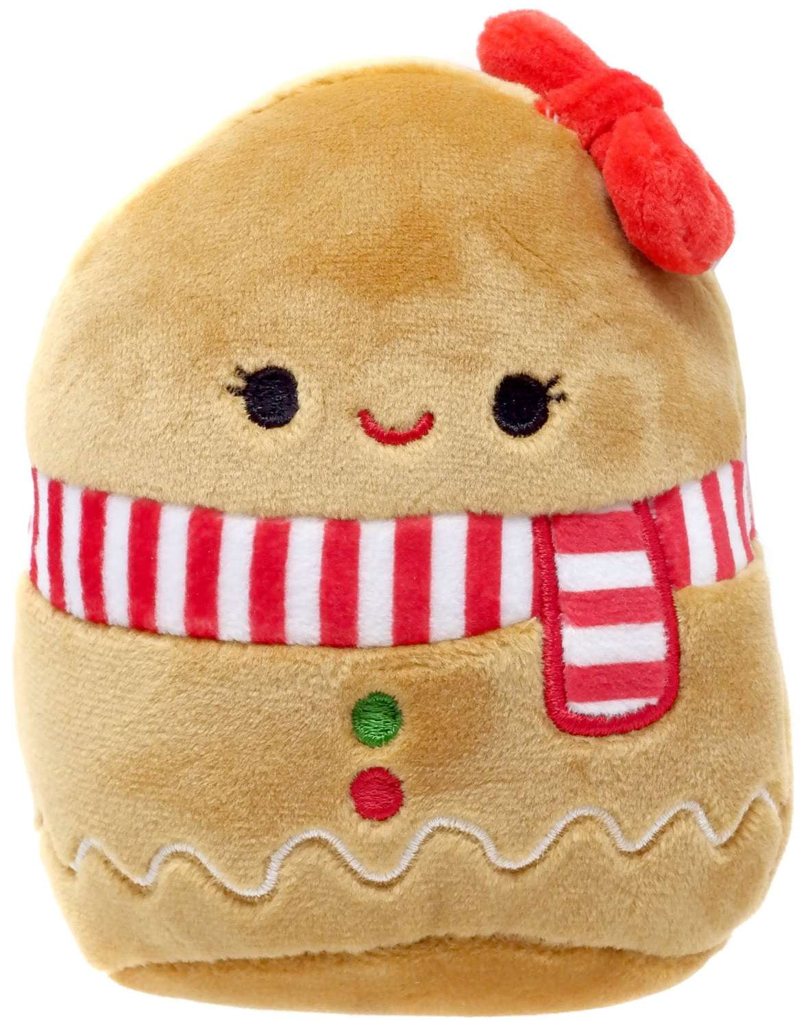 Gina the Gingerbread Girl ~ Holiday 4 Ornament Squishmallow Plush