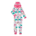 thumbnail image 1 of Kids Hooded Cosplay Union Suit Pajama, Sizes 4-12, 1 of 3