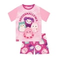 thumbnail image 1 of Squishmallows Girls Short Pajamas Pink Sizes 6-14, 1 of 6