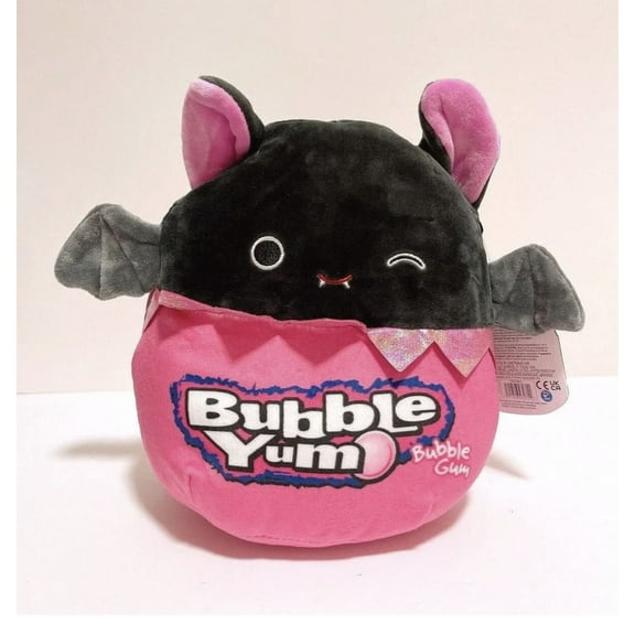 Squishmallows Halloween Hershey 8" Zendi the Bat Bubble Yum Gum Candy Plush Doll