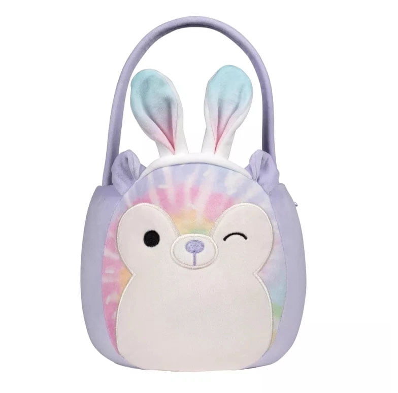 Squishmallows Hedgehog Babette Tie Dye Easter Basket