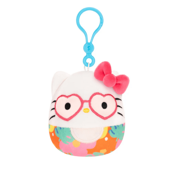 Squishmallows 3.5" Clip-On Summertime Hello Kitty