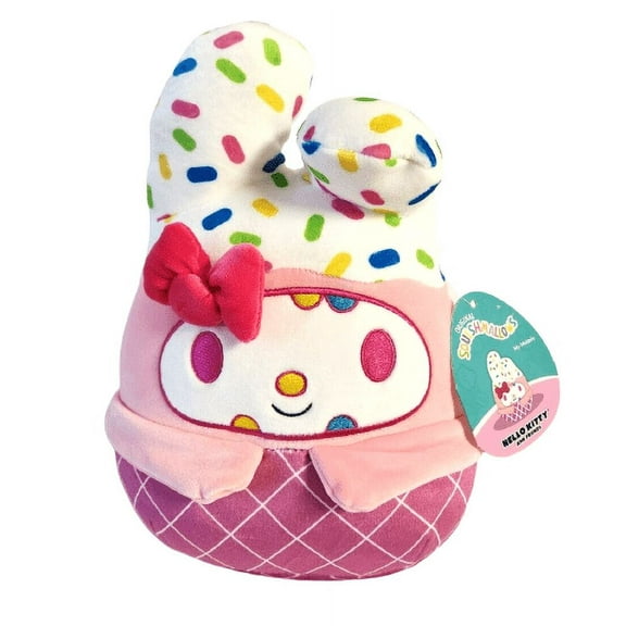 Squishmallows Hello Kitty My Melody Kaiju Plush 10" Tall Sanrio Kellytoy 2023