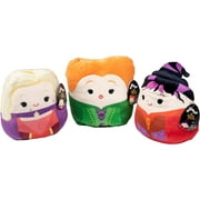 Squishmallows Hocus Pocus Witches 8" Plush, Set of 3 - Winnie, Mary & Sarah Sanderson Characters - Squishy Soft Stuffed Animal Toy for Kids - Age 2+