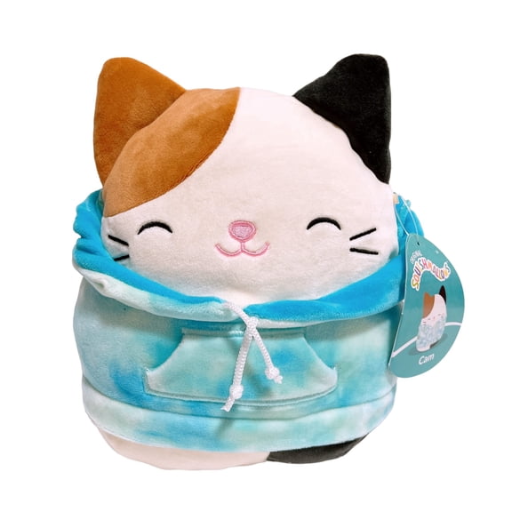 Squishmallows Hoodie Animal Squad 8" Cam the Cat Plush Doll Super Soft