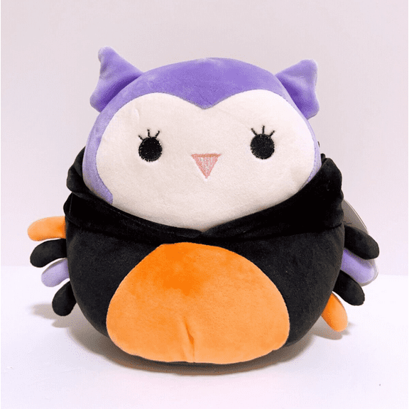 Squishmallows Hoodie Squad 8" Holly the Owl in Spider Costume Plush Doll Toy