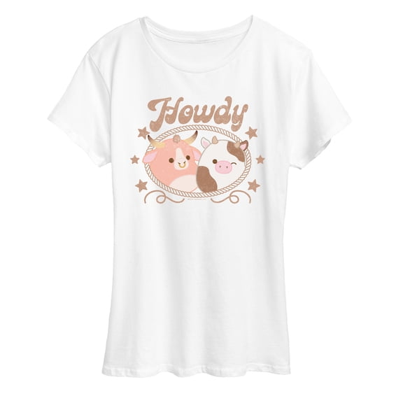 Squishmallows - Howdy Cows - Women's Short Sleeve Graphic T-Shirt