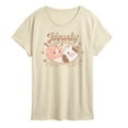 thumbnail image 1 of Squishmallows - Howdy Cows - Women's Short Sleeve Graphic T-Shirt, 1 of 4