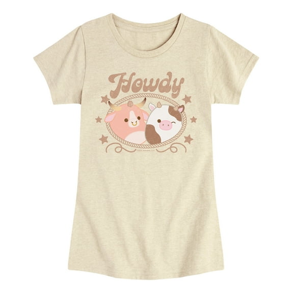 Squishmallows - Howdy Cows - Youth Girls Short Sleeve T-Shirt