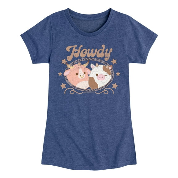 Squishmallows - Howdy Cows - Youth Girls Short Sleeve T-Shirt