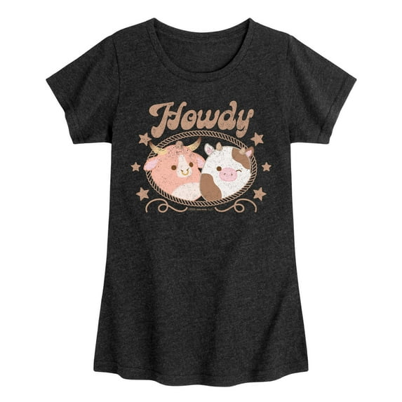 Squishmallows - Howdy Cows - Youth Girls Short Sleeve T-Shirt