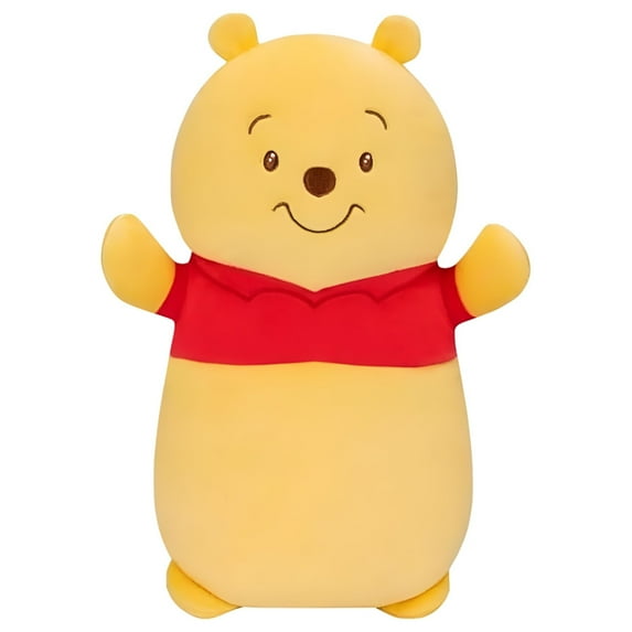 Squishmallows Disney Original 10-Inch Winnie The Pooh HugMees - Medium-Sized Ultrasoft Official Jazwares Plush Yellow Winnie the Pooh