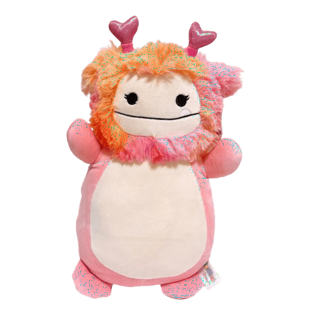 Squishmallows HugMees 2024 Valentine Squad 14" Caparinne the Bigfoot