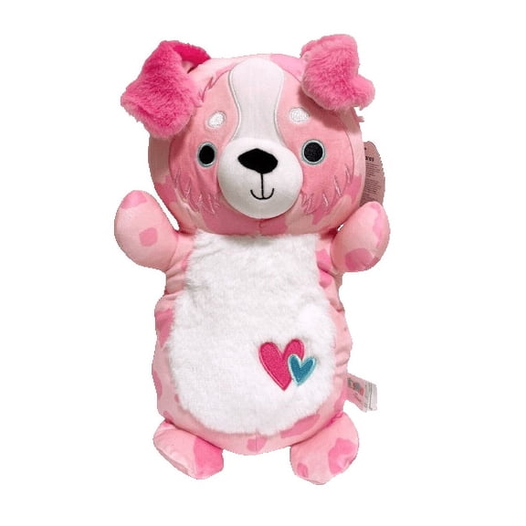 Squishmallows HugMees 2024 Valentine Squad 14" Magnis the Pink Dog Plush Doll