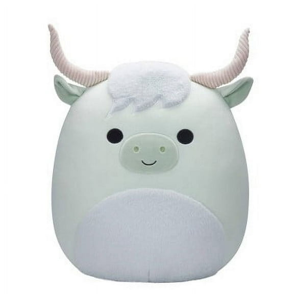 Squishmallows Iver the Mint Highland Cow 16" 2023 Easter Collection Stuffed Plush