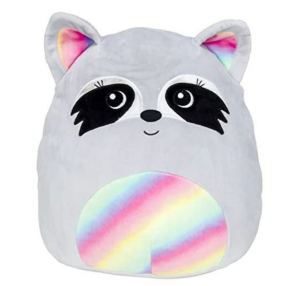 Squishmallows Kellytoy 8 Inch Soft Plush Toy Animal Tiedye Raccoon Max