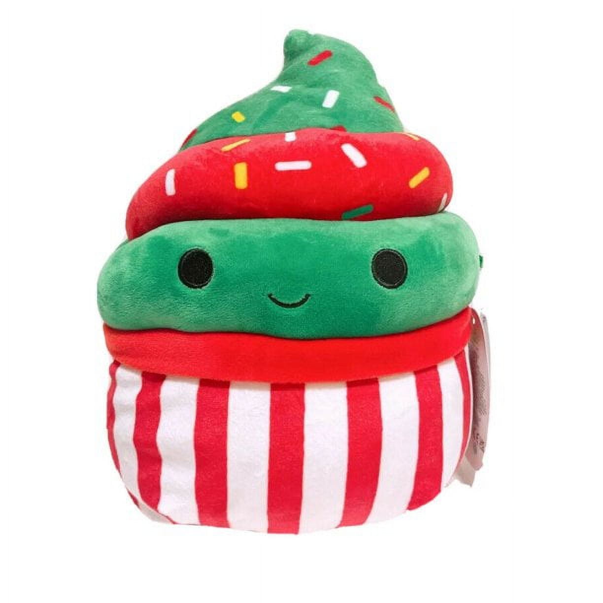 Squishmallows Kellytoy Christmas Squad 12” Chantal the Cupcake Plush Doll Toy