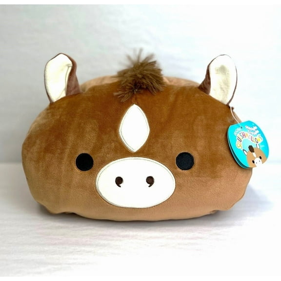Squishmallows Kellytoy Easter Plush Stackable Philip the Brown Horse 12" NWT