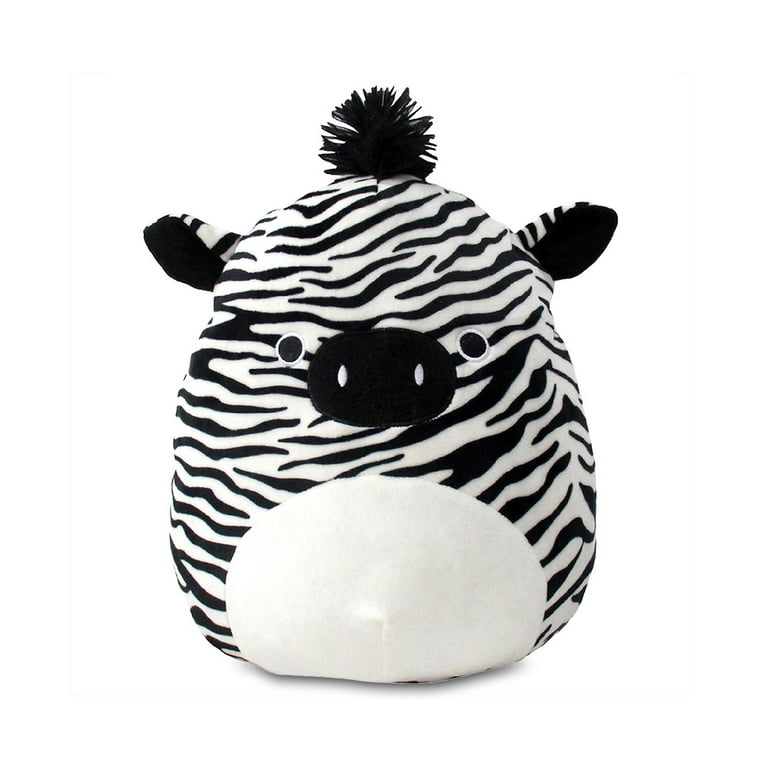 Squishmallows Kellytoy Jungle 8 inch Freddie The Zebra Plush