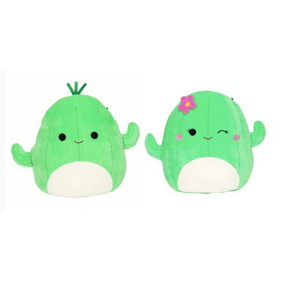 Squishmallows Kellytoy Official Set of 2 Cactus Marcellus and Maritza 5" Mini Plush Doll Super Soft