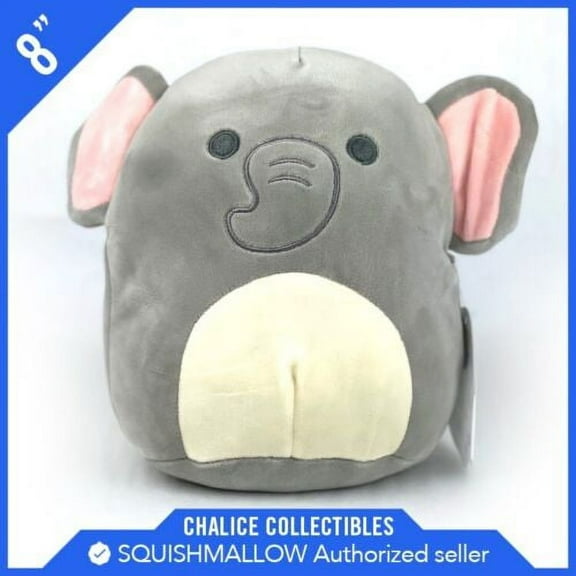 Squishmallows Kellytoy Plush Animal Emma Baby Elephant 8" NWT