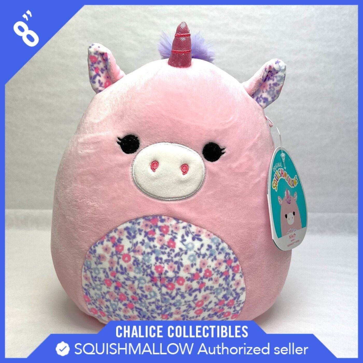 Nwts Squishmallow Lizette the Caticorn Unicorn 24 Inch buy by Kellytoys