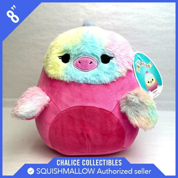 Squishmallows Kellytoy Plush Pet Shop Squad Abilene the Ostrich Emu 8" NWT NEW