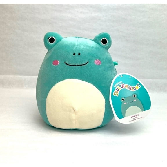 Squishmallows Kellytoy Plush Pet Shop Squad Robert the Frog 5"