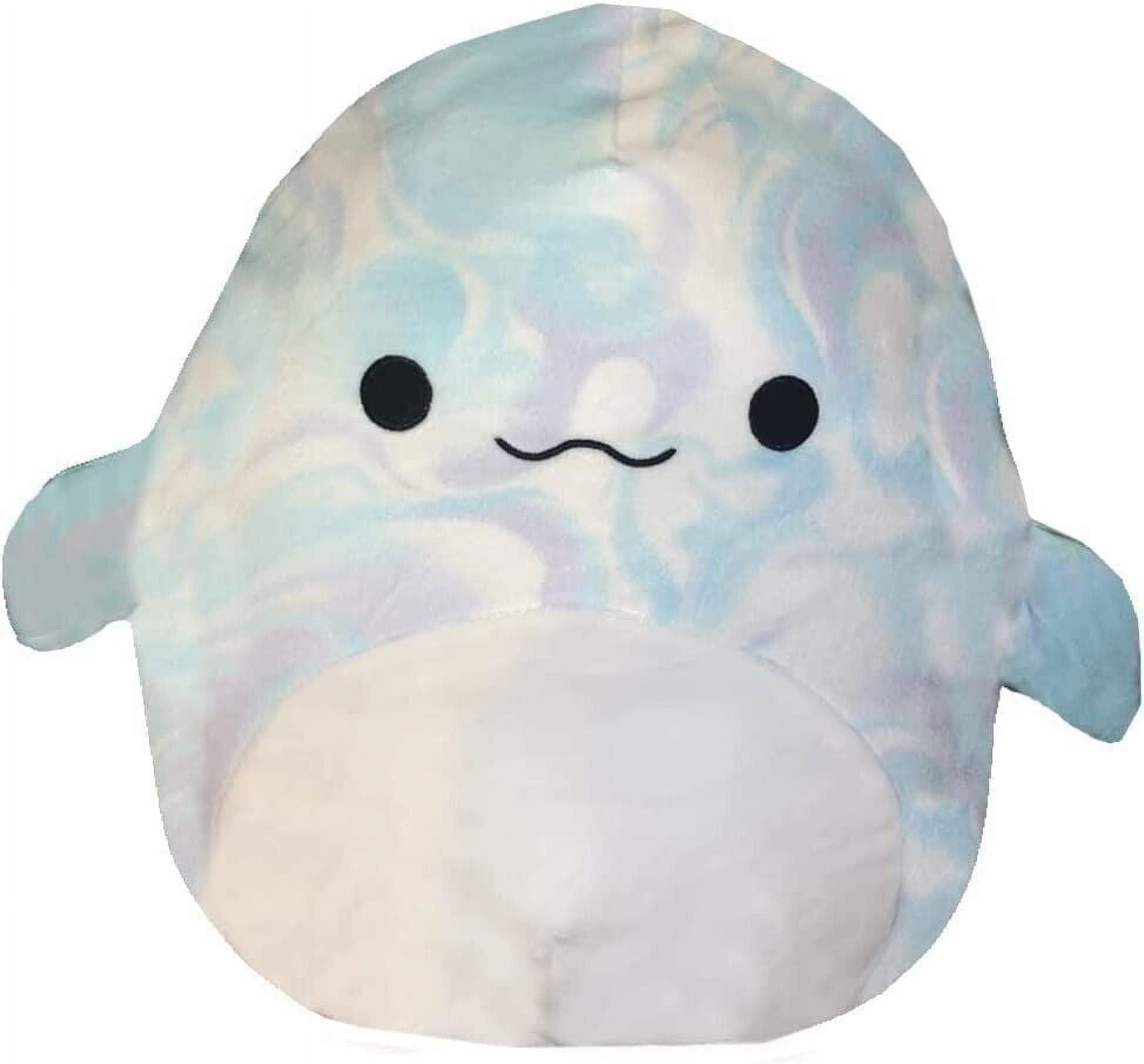 Squishmallows Kellytoy Sea Life Squad 8" Laslow the Beluga Plush Doll Toy
